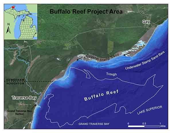 Buffalo Reef Map - Extra High-Res Color
