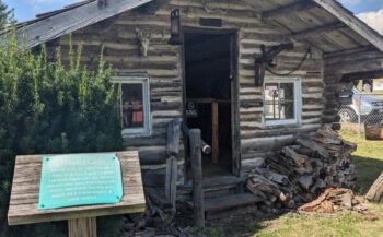 Cabin on historical society
