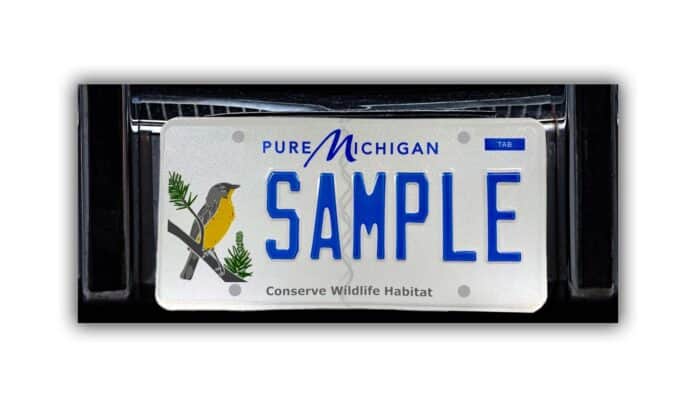 license plate MI license plate