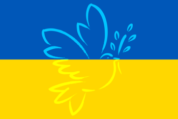 Ukraine flag peace