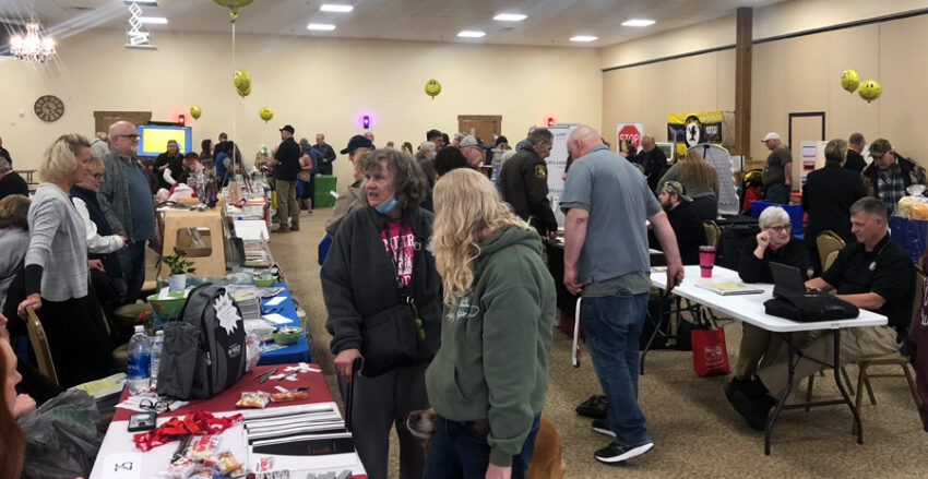 Houghton Lake Business Expo crowd