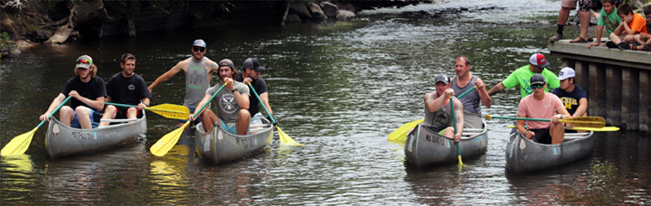 aluminum canoe race