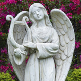 obituary angel statue