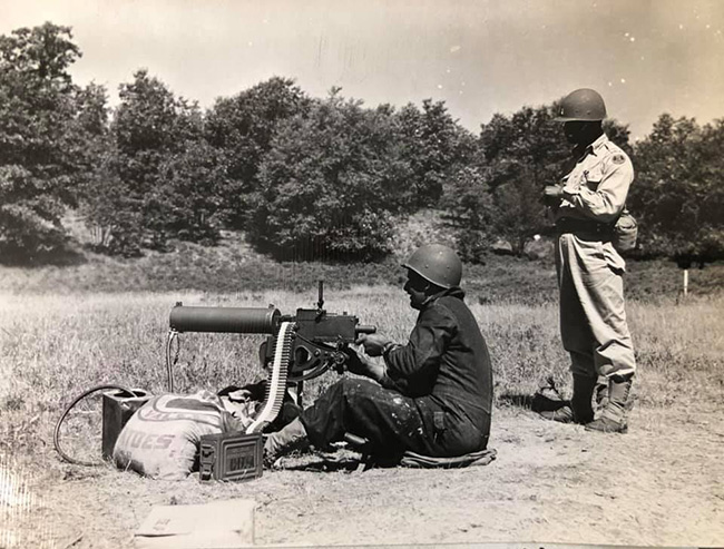 camp grayling soldier firing gun