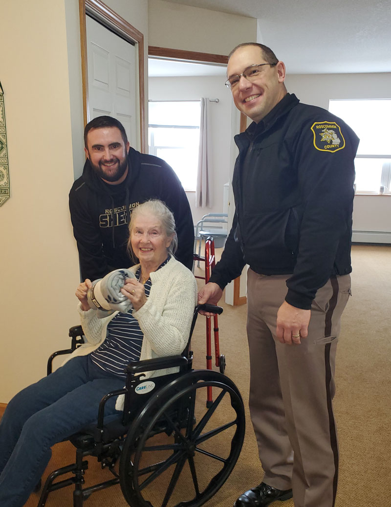 Sheriff Dept at retirement home