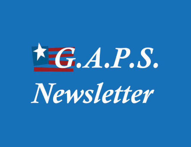 G.A.P.S. Newsletter heading