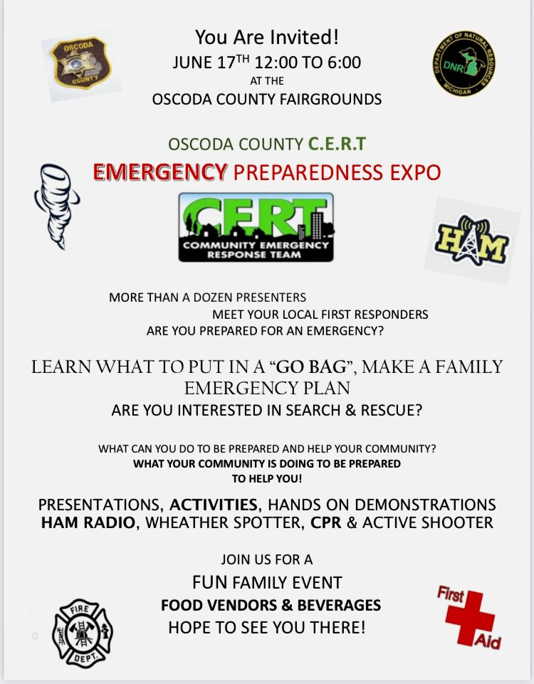 Oscoda County CERT expo