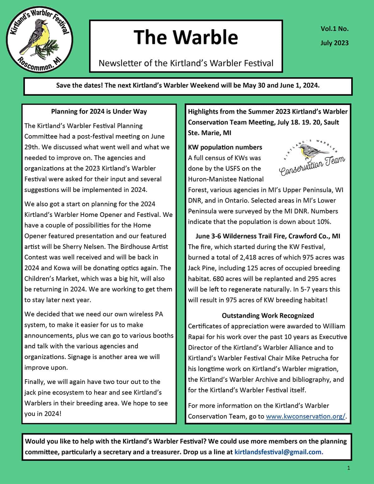 newsletter 1