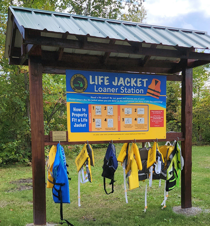 Rifle River life jackets