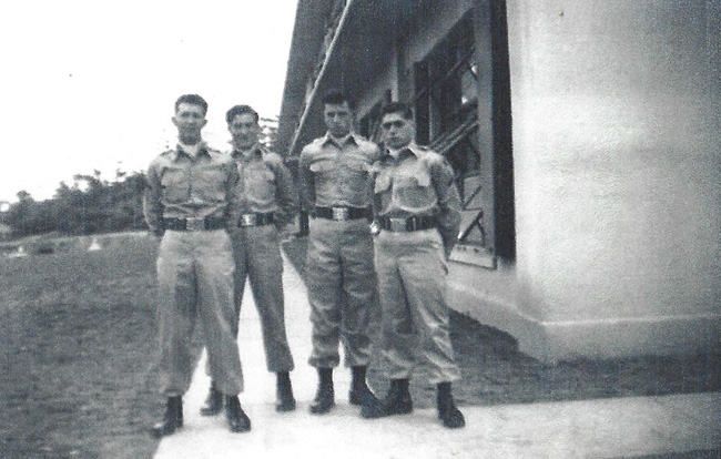 Four Squad Leaders of the G Company 1st Platoon
