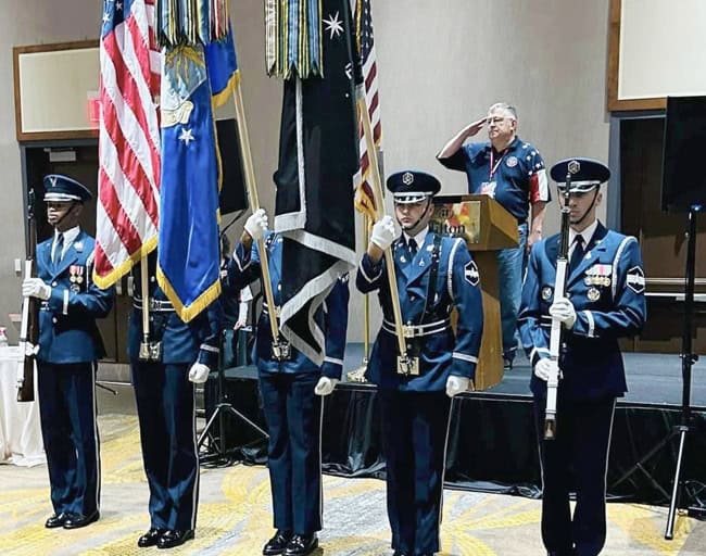 Honor Flight ceremony