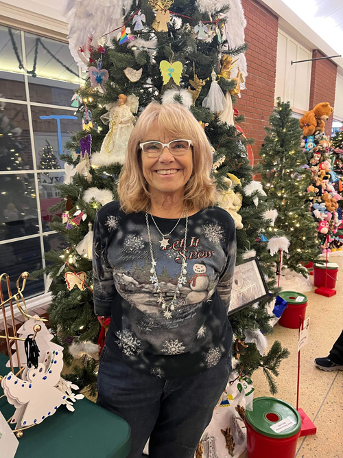 Gail Swope at the Festival of Trees