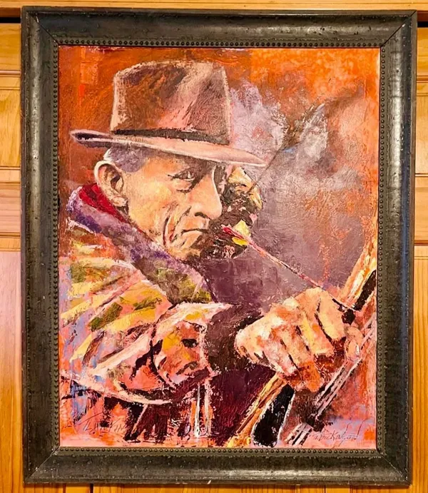 Painting of Fred Bear