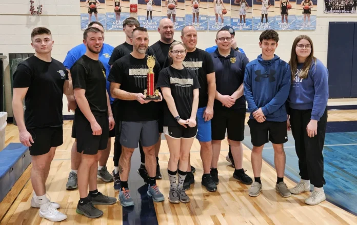Winners of dodgeball competition fundraiser for project graduation