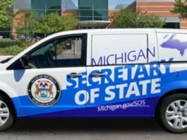 Mobile Secretary of State van