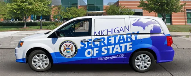 Mobile Secretary of State van