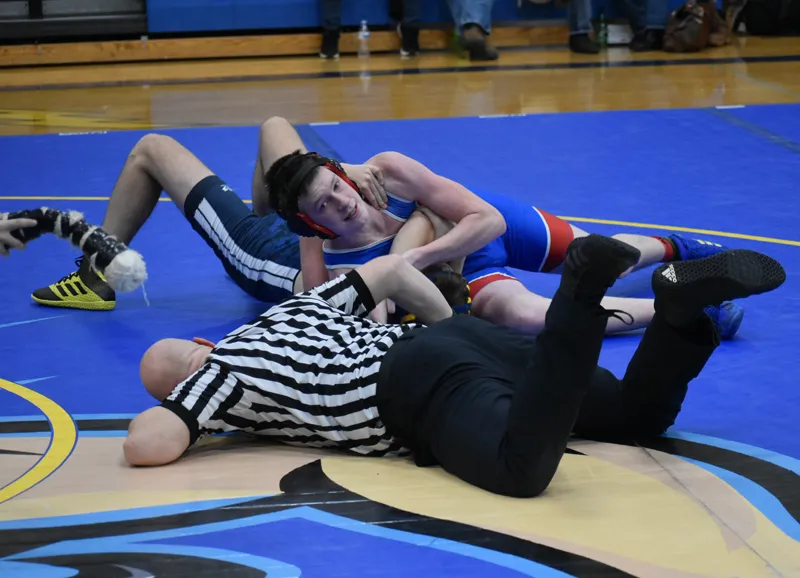 Heston Academy wrestling team member