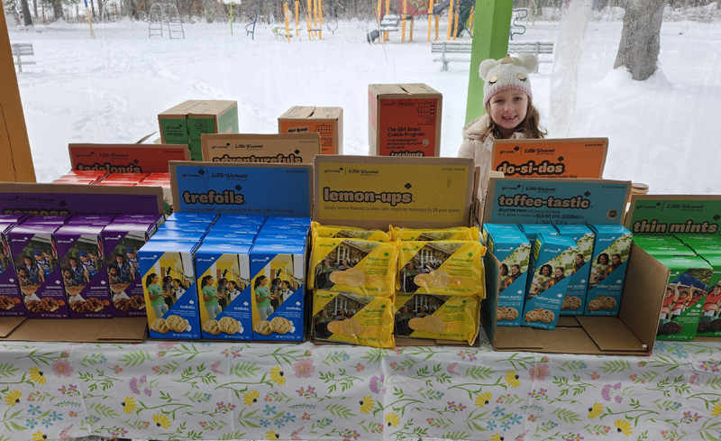 Mckayla from Roscommon selling Girl Scout Cookies