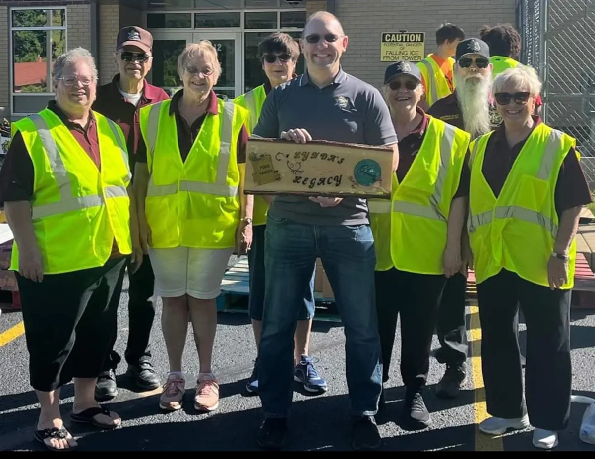 Food truck Volunteers at the Lynda Hogaboom memorial food truck event