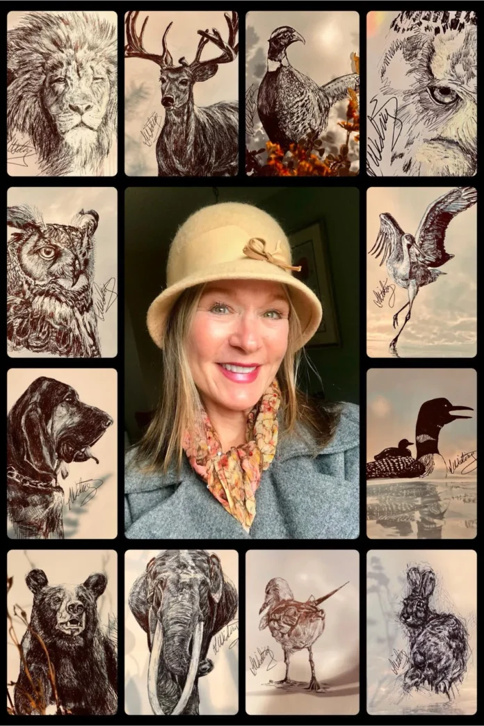 oscoda artist month Linda Widing is the Oscoda County Artist of the Month. Linda draws wildlife in a rapid sketch style, bringing the animals to life!