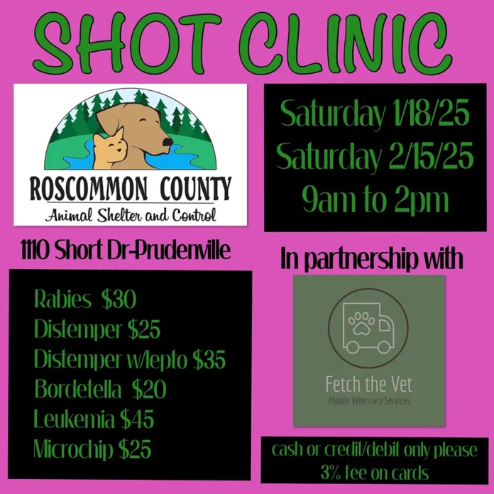 Shot Clinic for pets