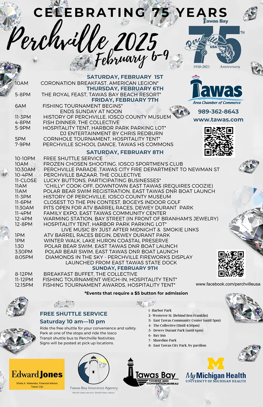 feb 6 Perchville 2025 schedule