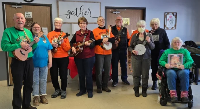 ukers Ukers playing at retirement home