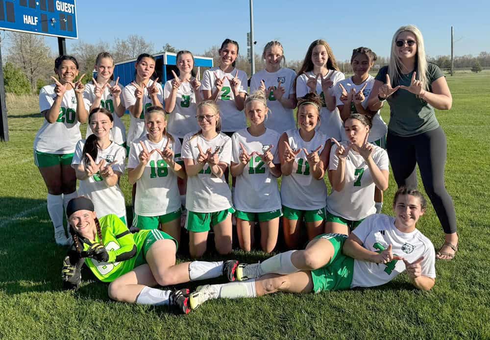 Houghton Lake Girls Soccer squad