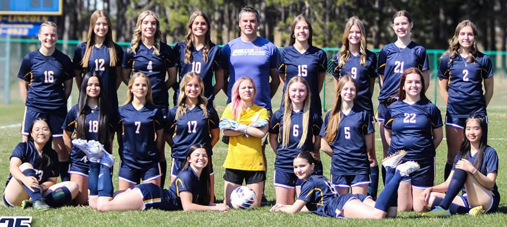 The Roscommon High School Varsity Soccer Team. ~ Photo by Crystal Brabant