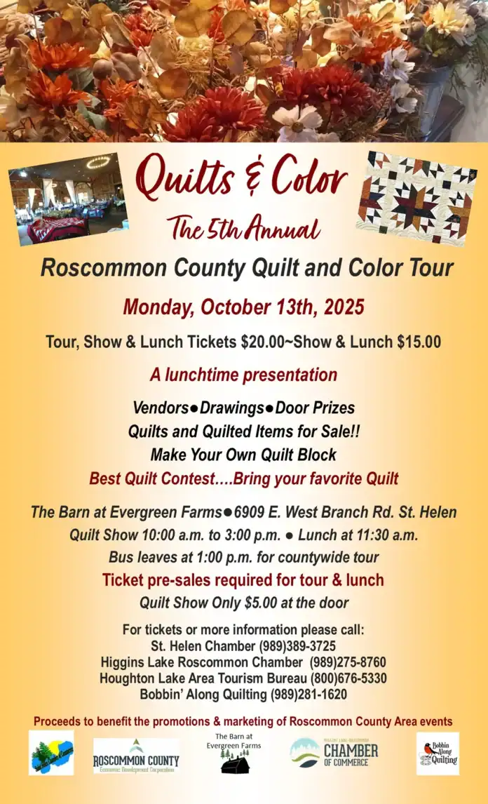 quilt and color Roscommon Quilt & Color event