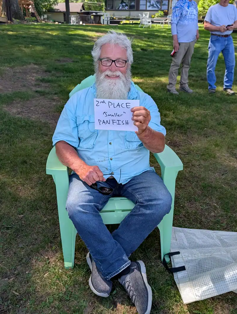 Gary Owen won second Smallest Panfish with a .33-pound Bluegill.