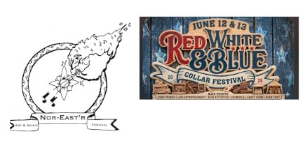blue collar nor east'r logo