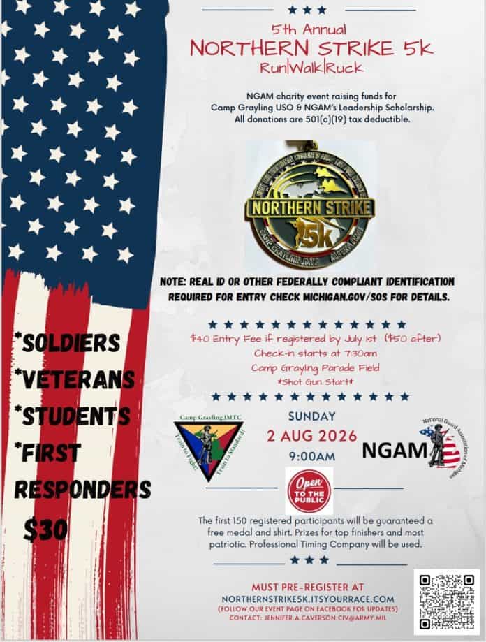 Northern Strike 5k flyer 2026